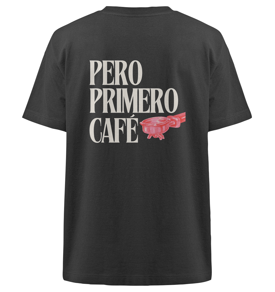 PERO PRIMERO CAFÈ Colección - nachhaltig & fair - Heavy Oversized Organic Shirt