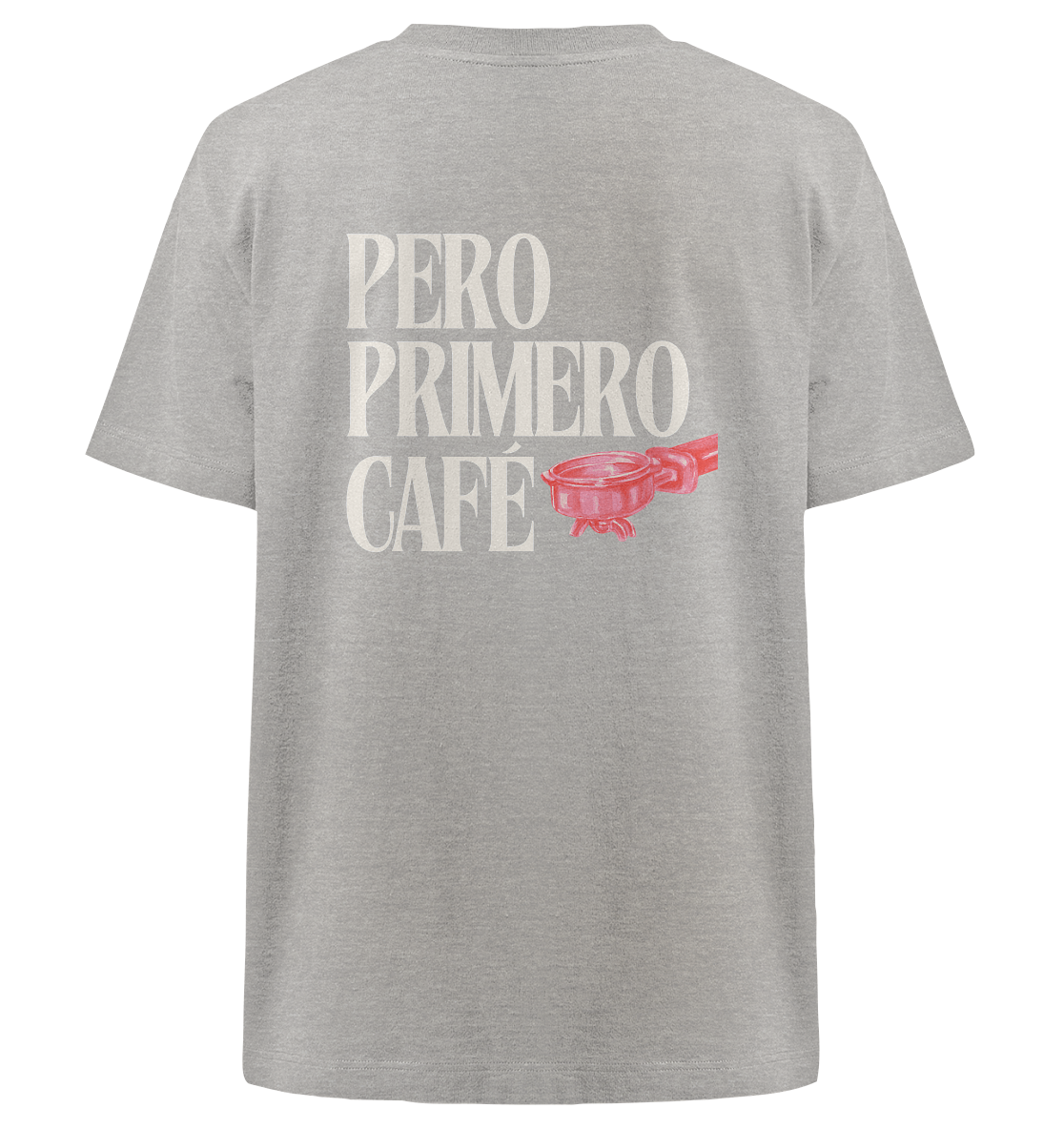 PERO PRIMERO CAFÈ Colección - nachhaltig & fair - Heavy Oversized Organic Shirt