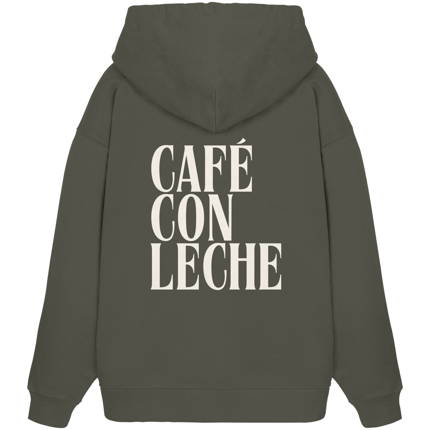 Café con leche Hoodie - nachhaltig & fair - Organic Oversize