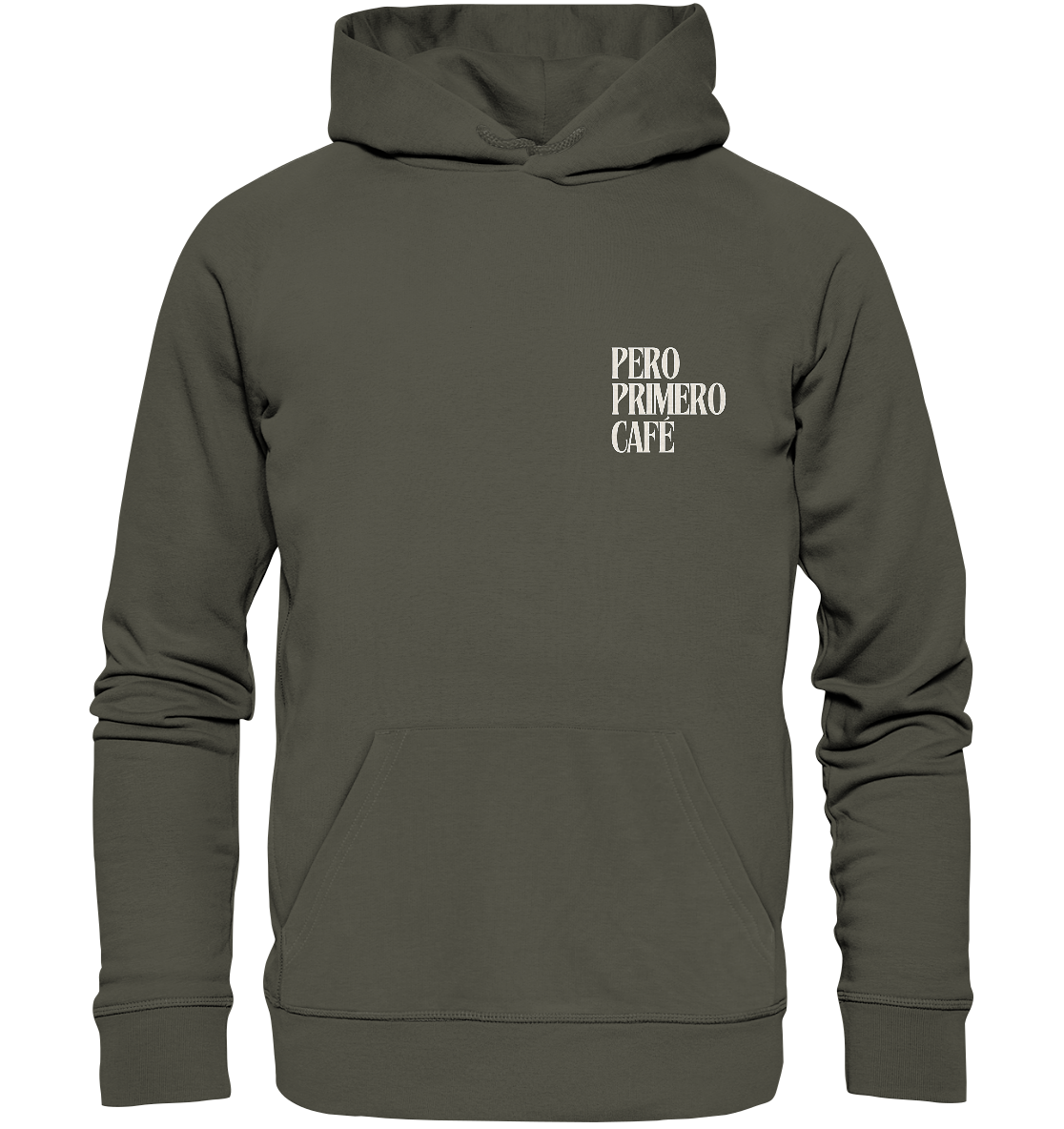 PERO PRIMERO CAFÈ Colección - nachhaltig & fair - Organic Basic Hoodie