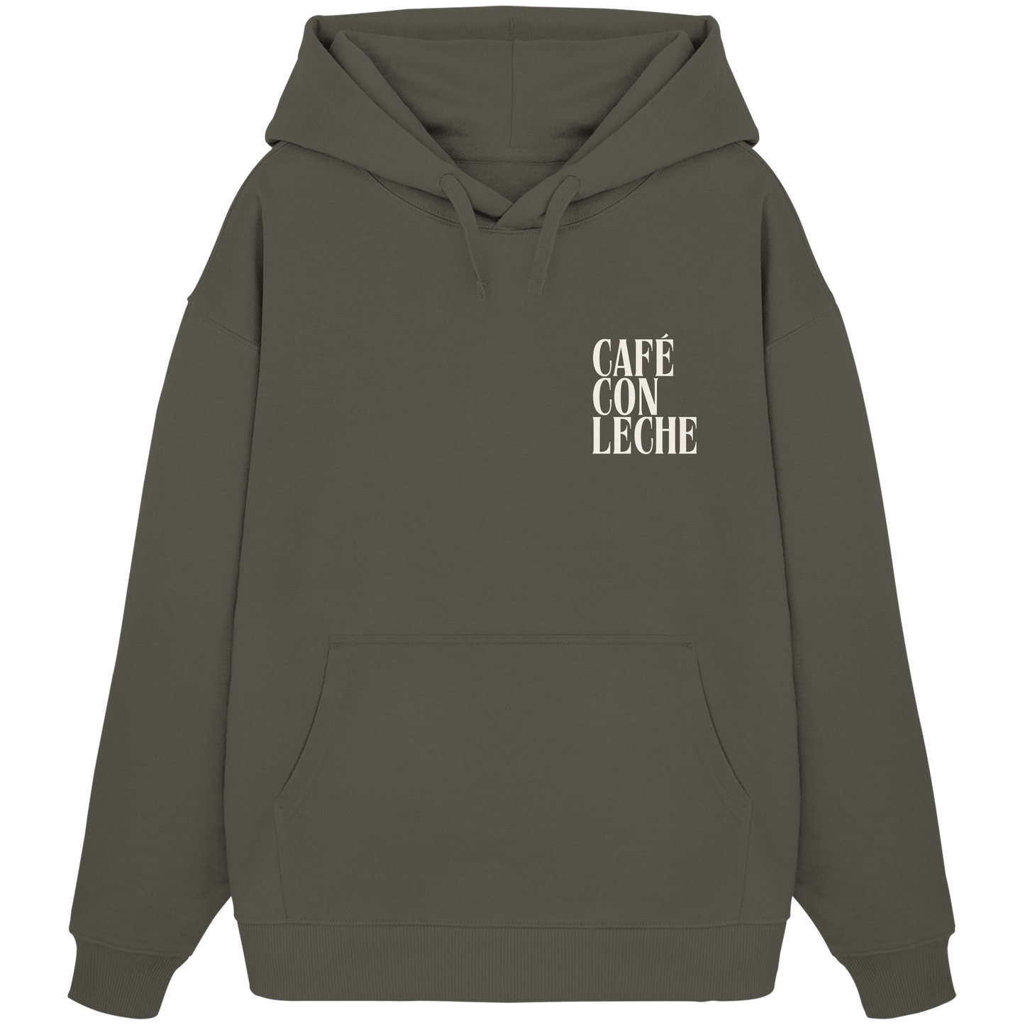 Café con leche Hoodie - nachhaltig & fair - Organic Oversize