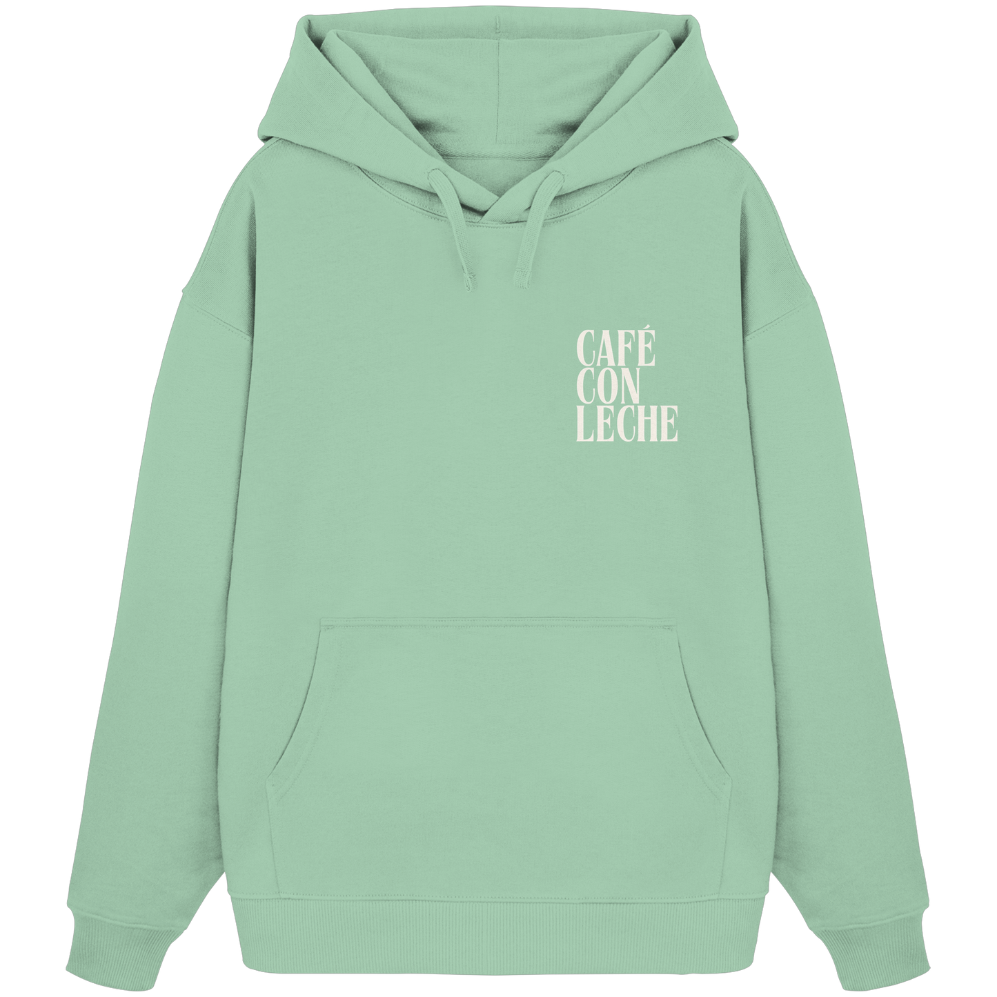 Café con leche Hoodie - nachhaltig & fair - Organic Oversize