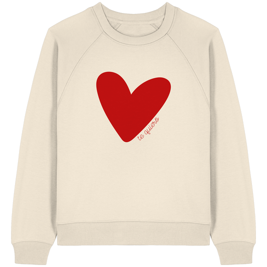 ♥ TE QUIERO Colección - nachhaltig & fair - Womens Organic Raglan Sweatshirt